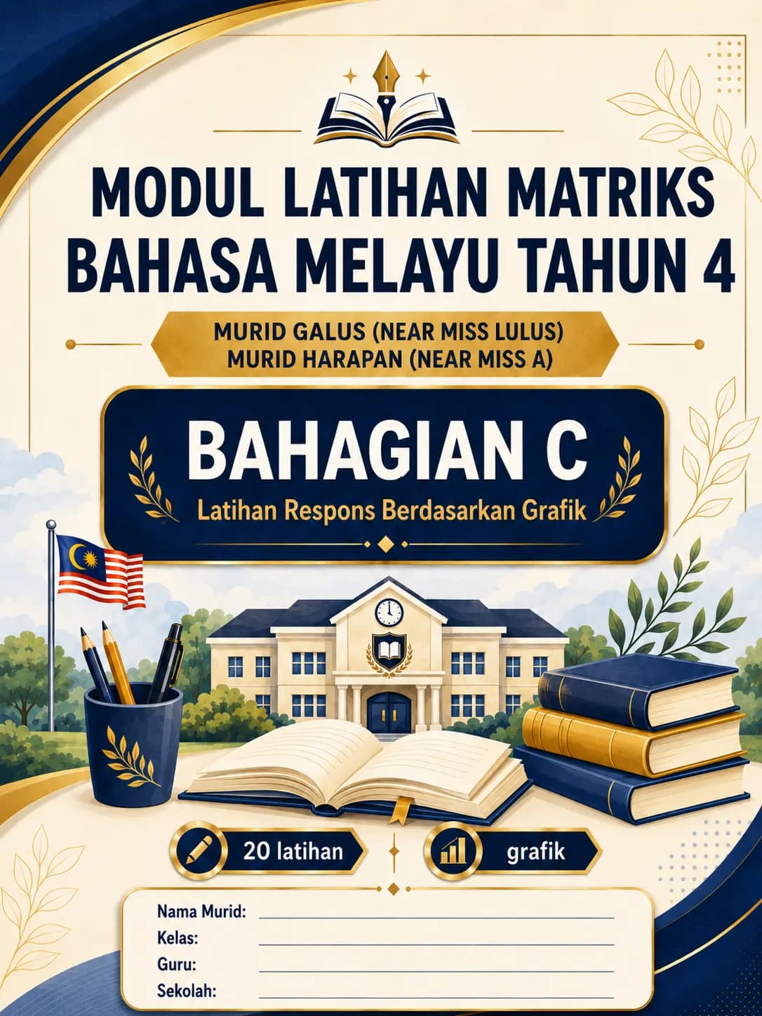 BUNDLE MODUL LATIHAN Matriks BM Tahun 4 – Bahagian C dan Bahagian D 2