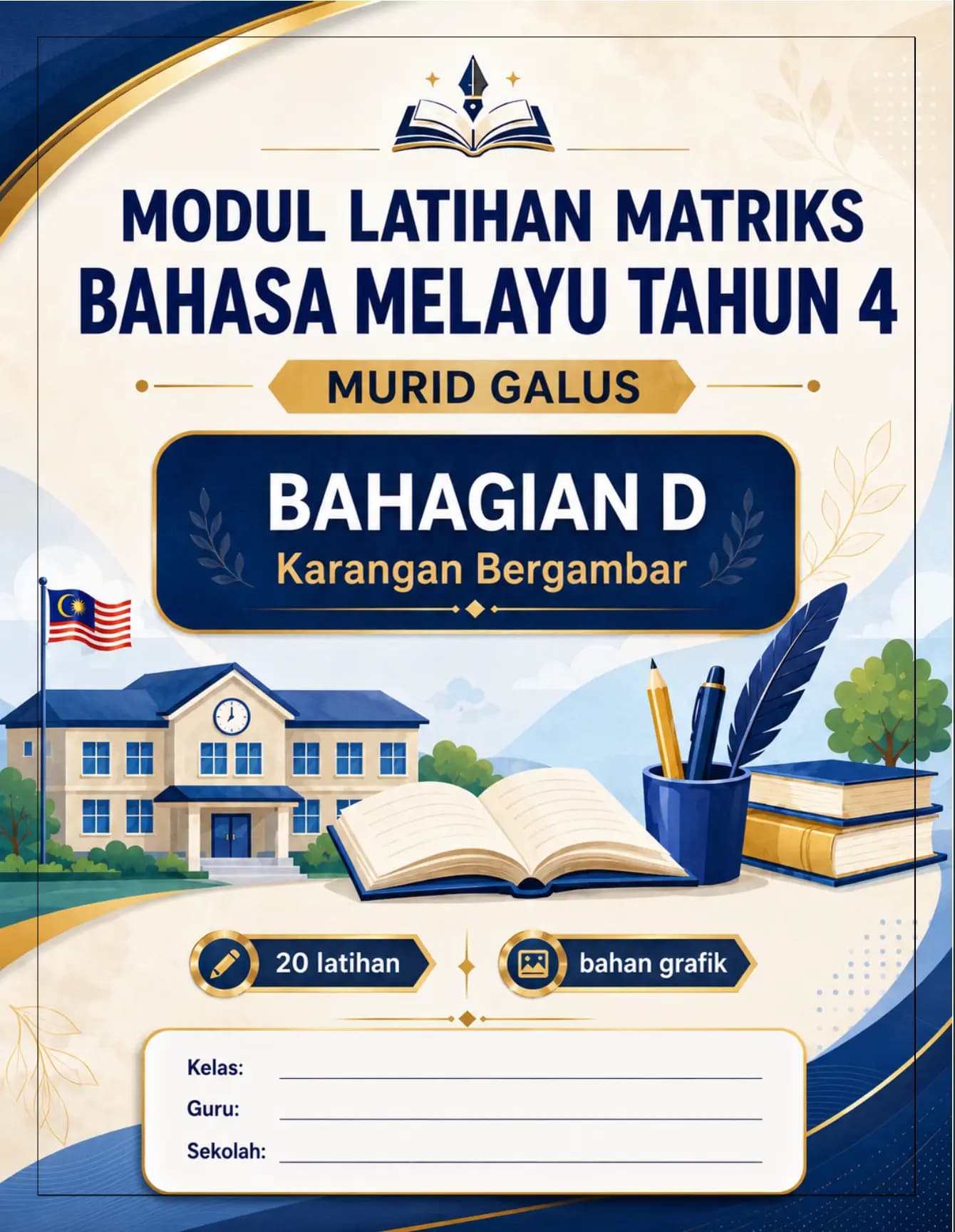 Modul Latihan Karangan Bahagian D Murid GALUS (near miss lulus).