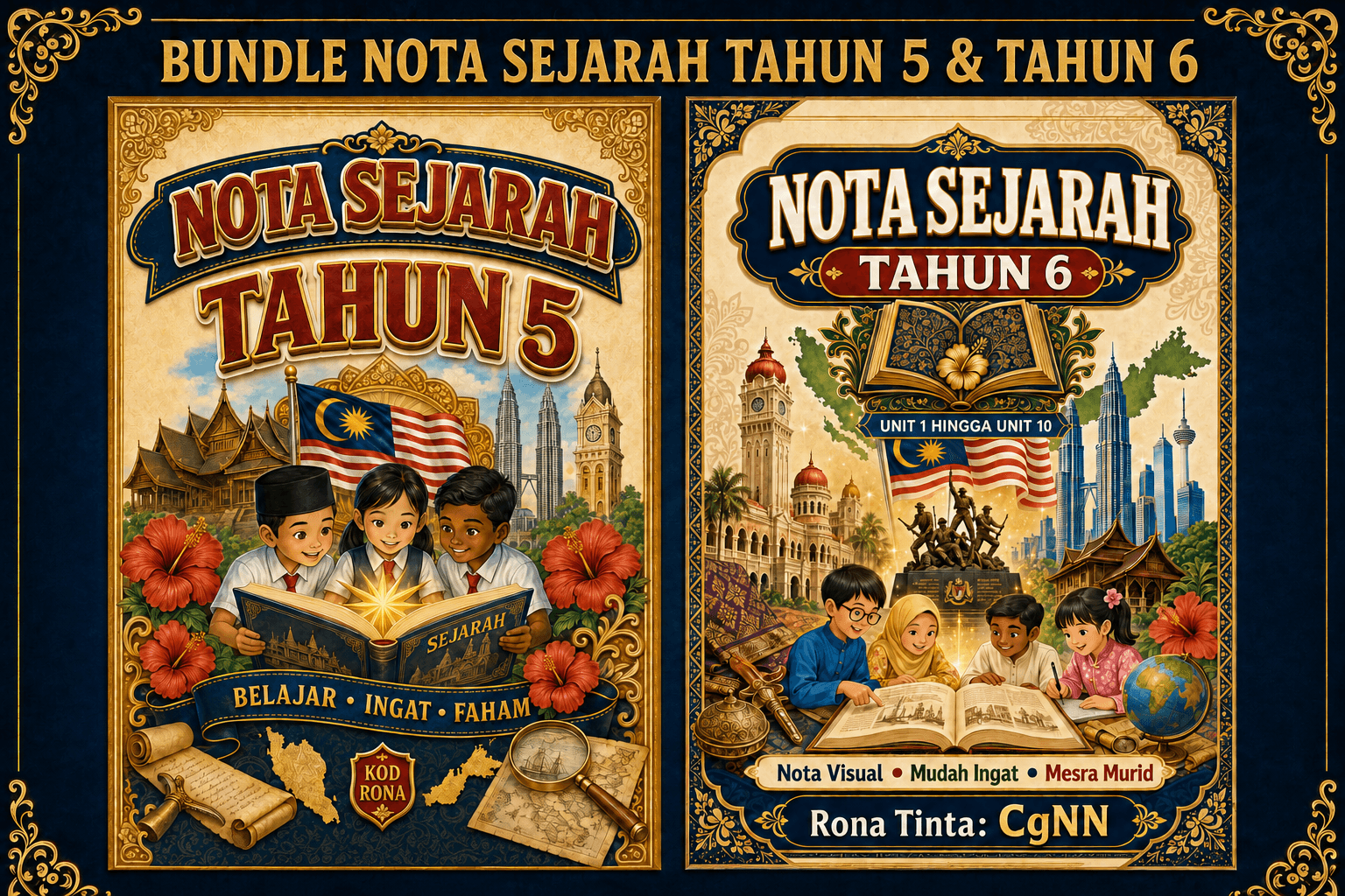 BUNDLE SEJARAH TAHUN 5 dan 6 (SK)