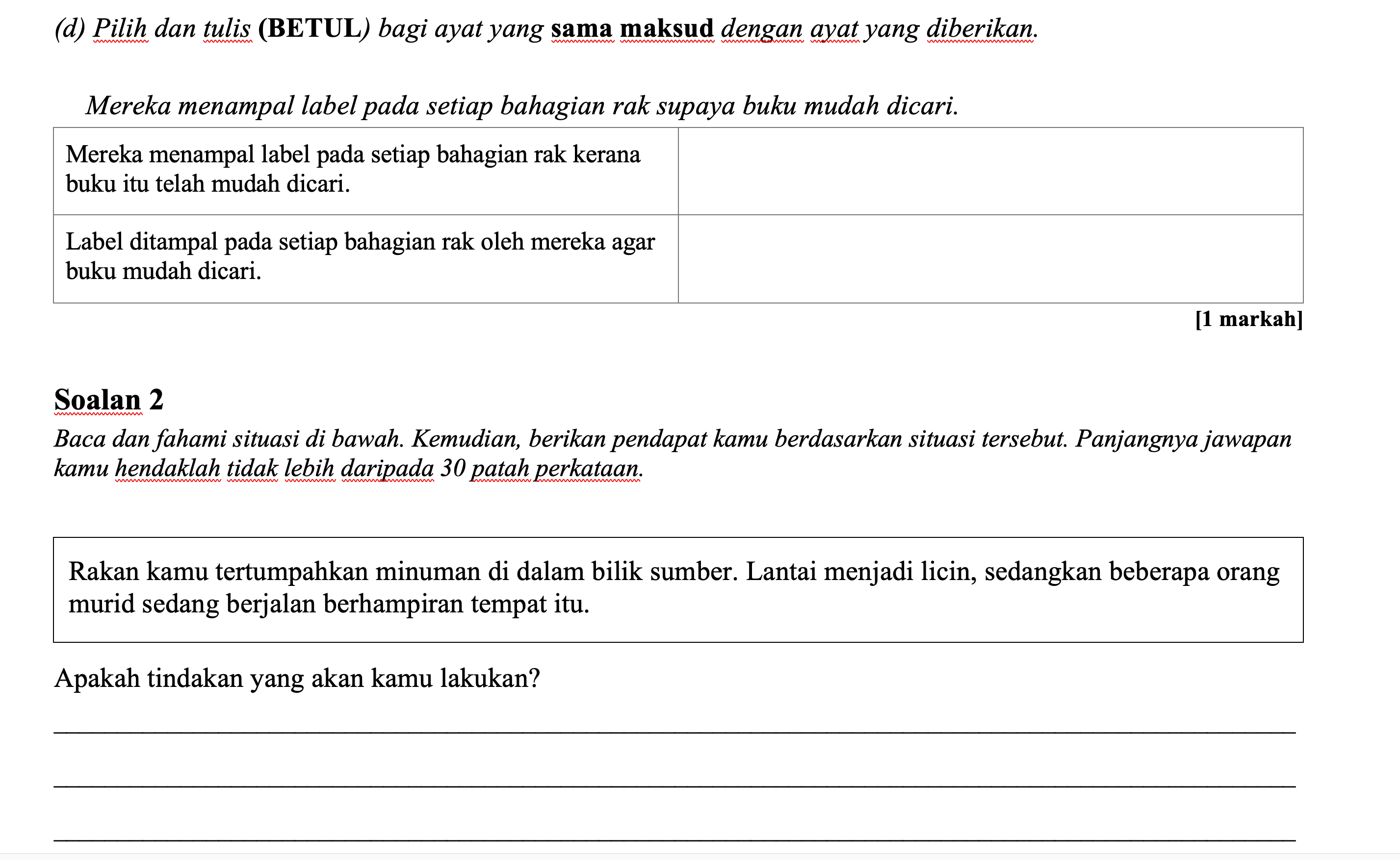 📚 BUNDLE MODUL MATRIKS BAHASA MELAYU TAHUN 4 — BAHAGIAN A, B, C & D 3