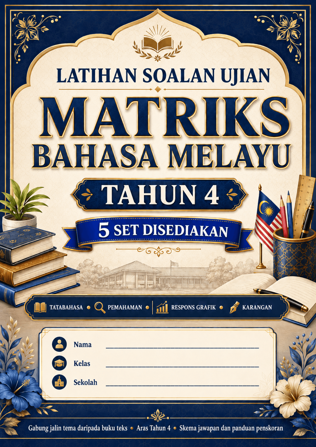 BUNDLE SET LENGKAP MATRIKS BAHASA MELAYU TAHUN 4 2