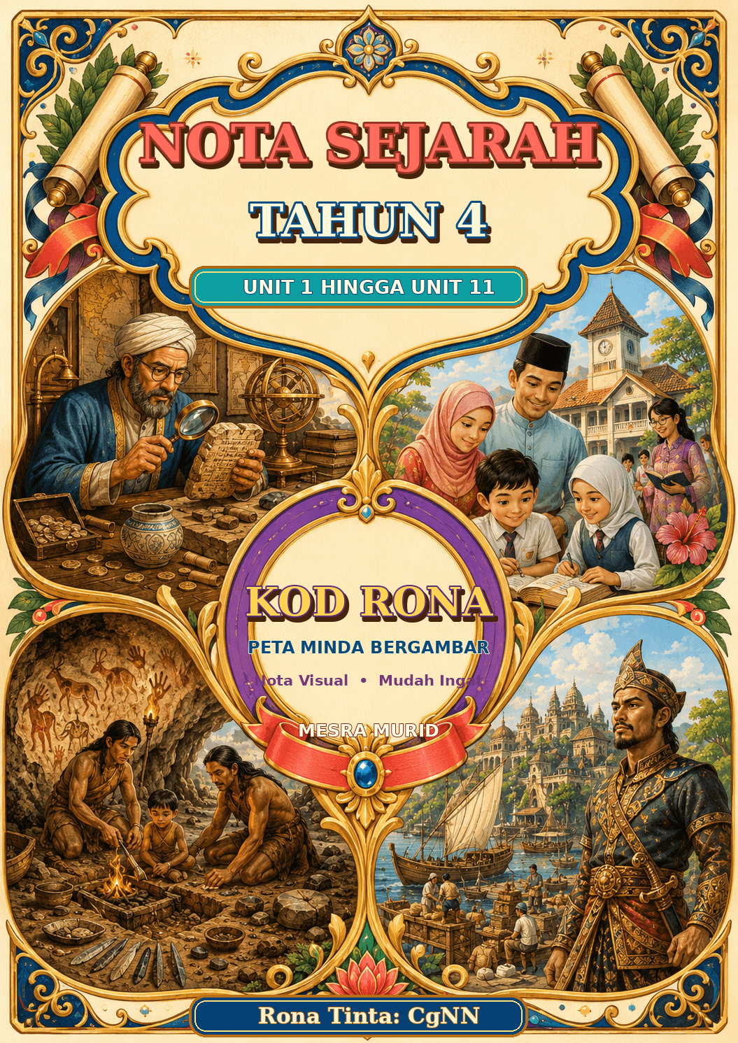 NOTA SEJARAH BANTU INGAT MURID TAHUN 4