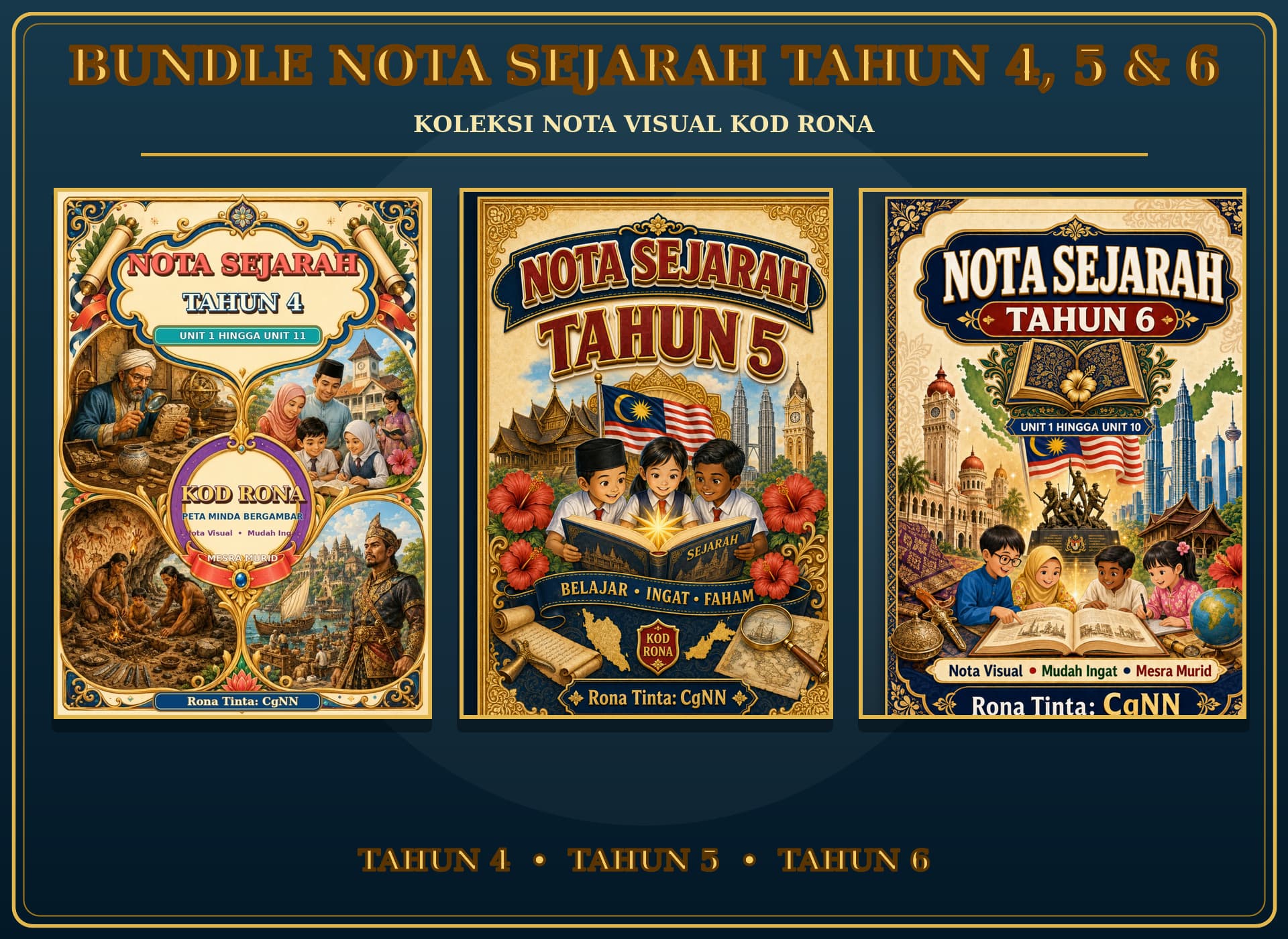 BUNDLE SEJARAH TAHAP 2 SK (Tahun 4, 5 dan 6)
