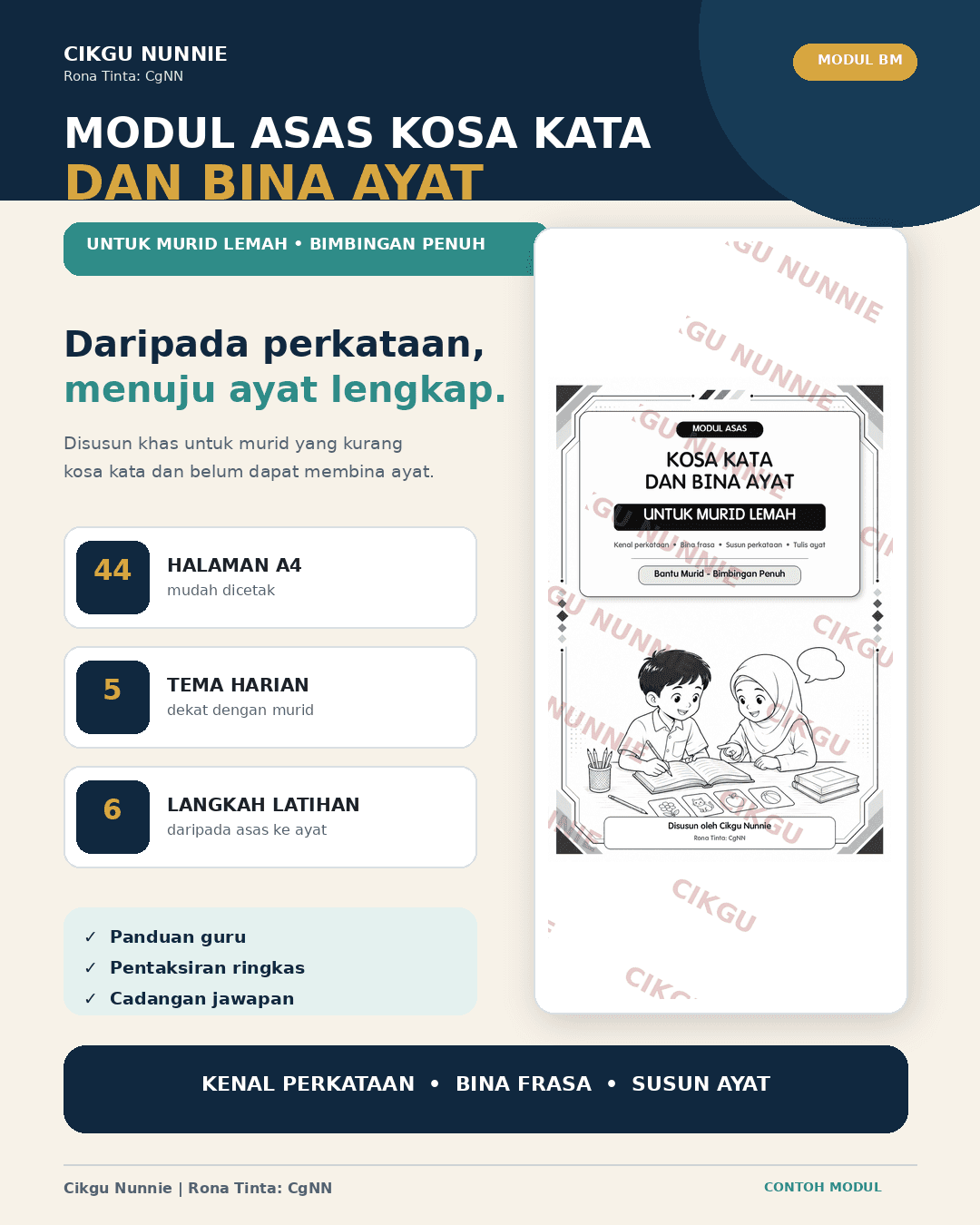 BUNDLE BIMBINGAN PENUH MURID LEMAH 2